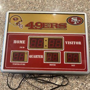San Francisco 49ers scoreboard